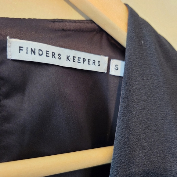 Finders Keepers Natural History Mini Casual Feminine Dress Black Size Small. - Picture 9 of 15